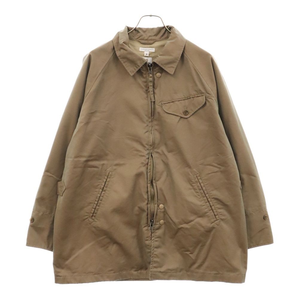 Engineered Garments (エンジニアド ガーメンツ) EG Car Coat ( PC Twill) カーコート ツイル ジップアップ ジャケット モカ 19-04-6-030