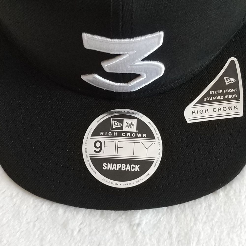 チャンスザラッパー CHANCE 3 NEW ERA 帽子 ブラック T2 - ポチ公雑貨