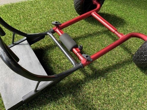 ボートのマウントに差し込むマウントドーリー ノンパンクタイヤ付き