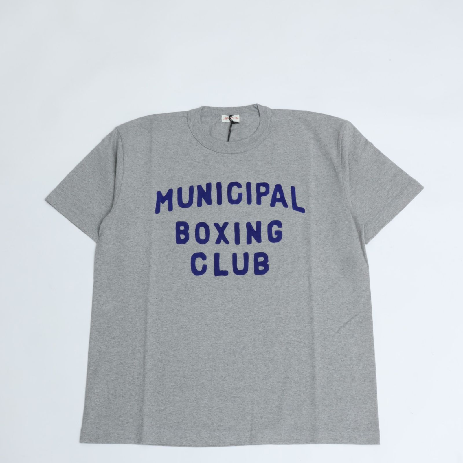 A.G.SPALDING-BROS エージースポルディング ブロス ARCHIVE GRAPHIC TEE MUNICIPAL BOXING CLUB L.GRAY Tシャツ 半袖