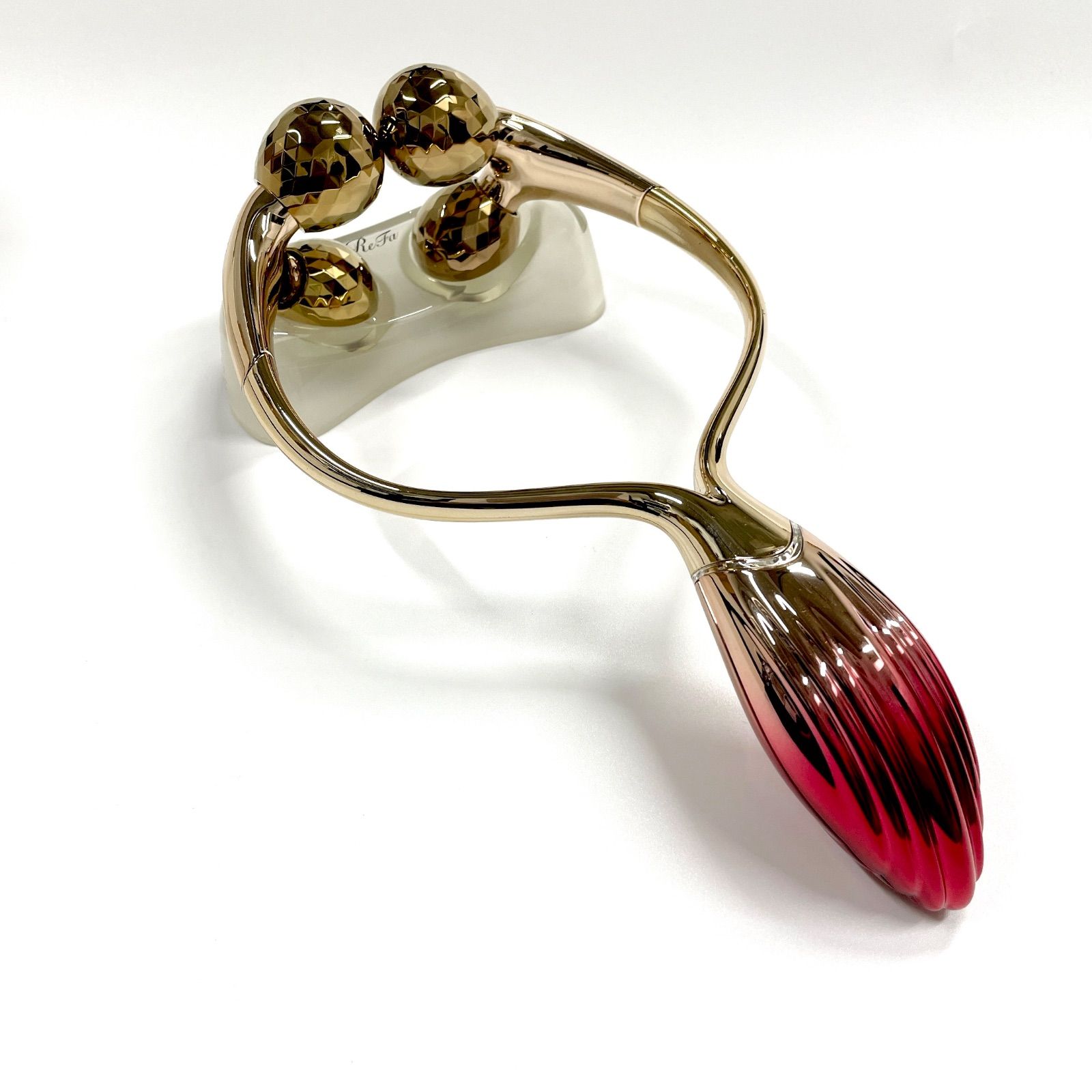 Refa DOUBLE RAY リファダブルレイ 家庭用美顔ローラー Red クリーム付 Aランク 412