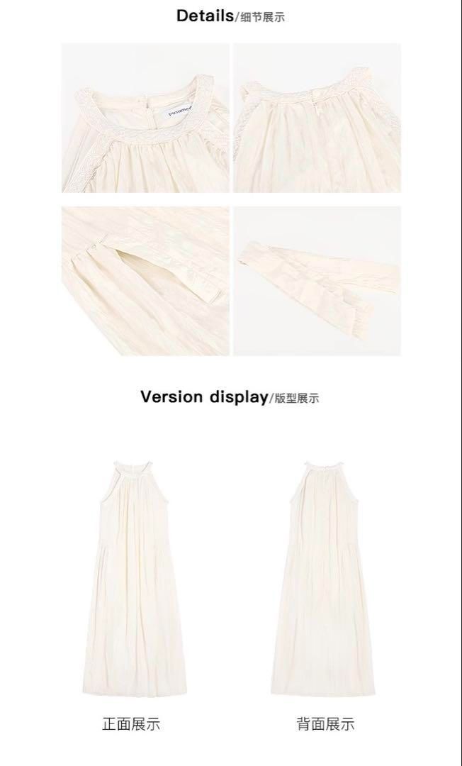 夏秋必見 韓国ストリートホルターネックロングワンピース