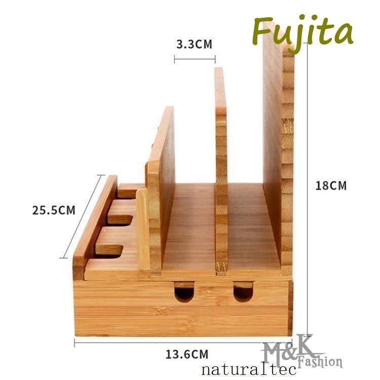 竹製ケーブルボックス タップ収納ボックス スマホスタンド 充電ステーション コードケース ケーブル隠し 隠す 配線カバー コード収納 配線 MARWIL-DEMENAGEMENTS_CH