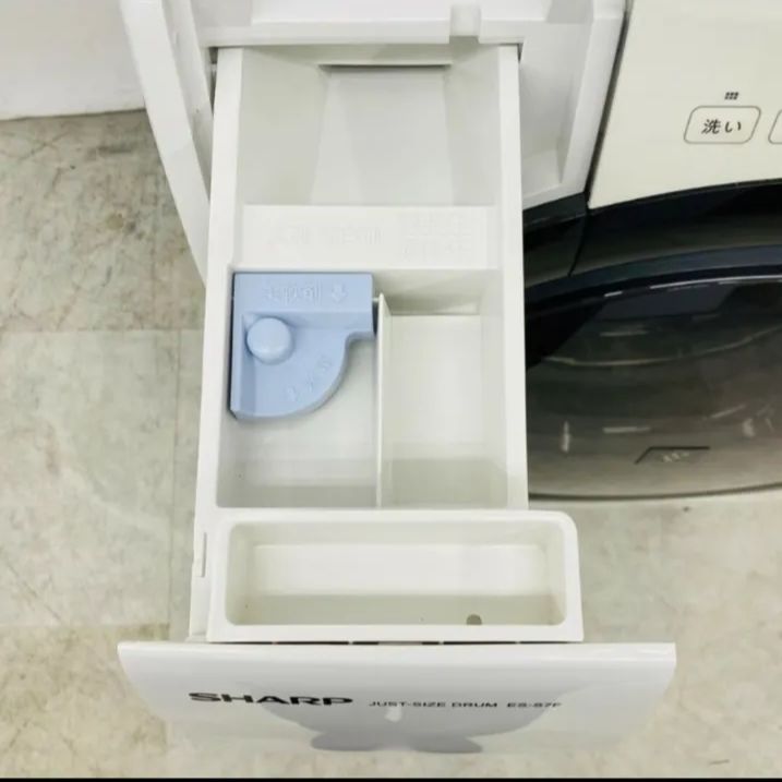 ドラム式洗濯機　プラズマクラスター　プチドラム　シャープ　ワンルームマンション ドラム式洗濯機 シャープ プラズマクラスター マンションワンルーム