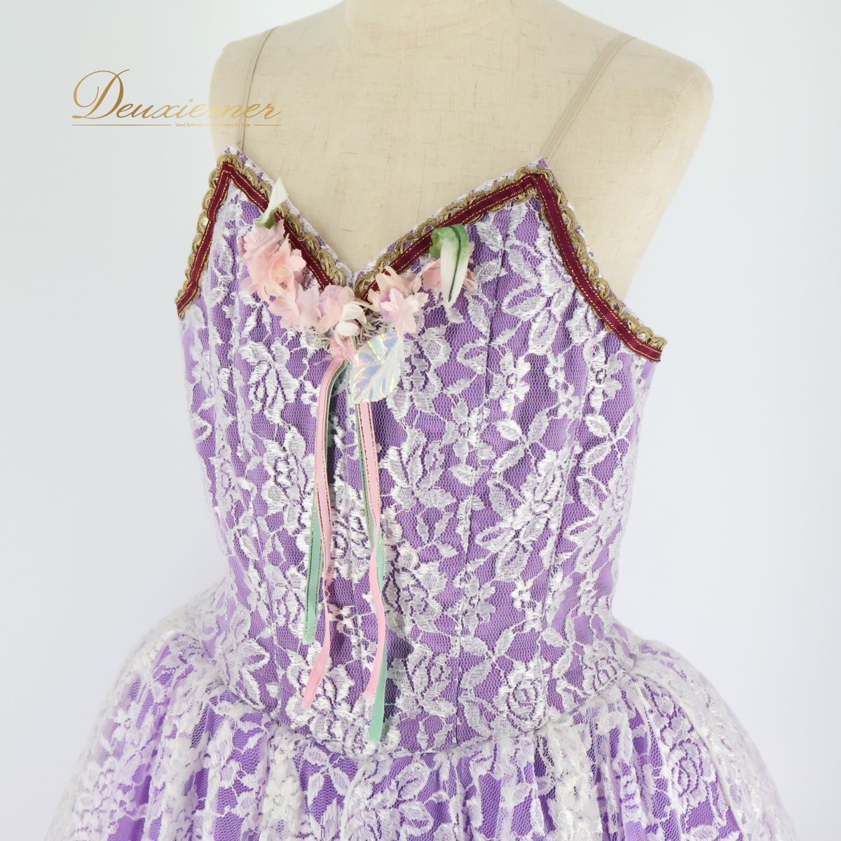 バレエ 衣装 ロマンティックチュチュ ワンピース ドレス 子供 ジュニア 紫 白 レース 花柄 ラメ 発表会 劇 キッズ パープル系 ホワイト系 ボリューム レース 女の子 イベント おしゃれ 可愛い キッズドレス 子供ドレス 発表会衣装 ジュニアドレス バレエ 衣装 ロマンティックチュチュ ワンピース ドレス 子供