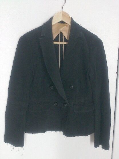 【美品】 DOUBLE STANDARD CLOTHING 長袖　ジャケット CNタイプライターストレッチジャケット 長袖 撥水 | deux C(ドゥ