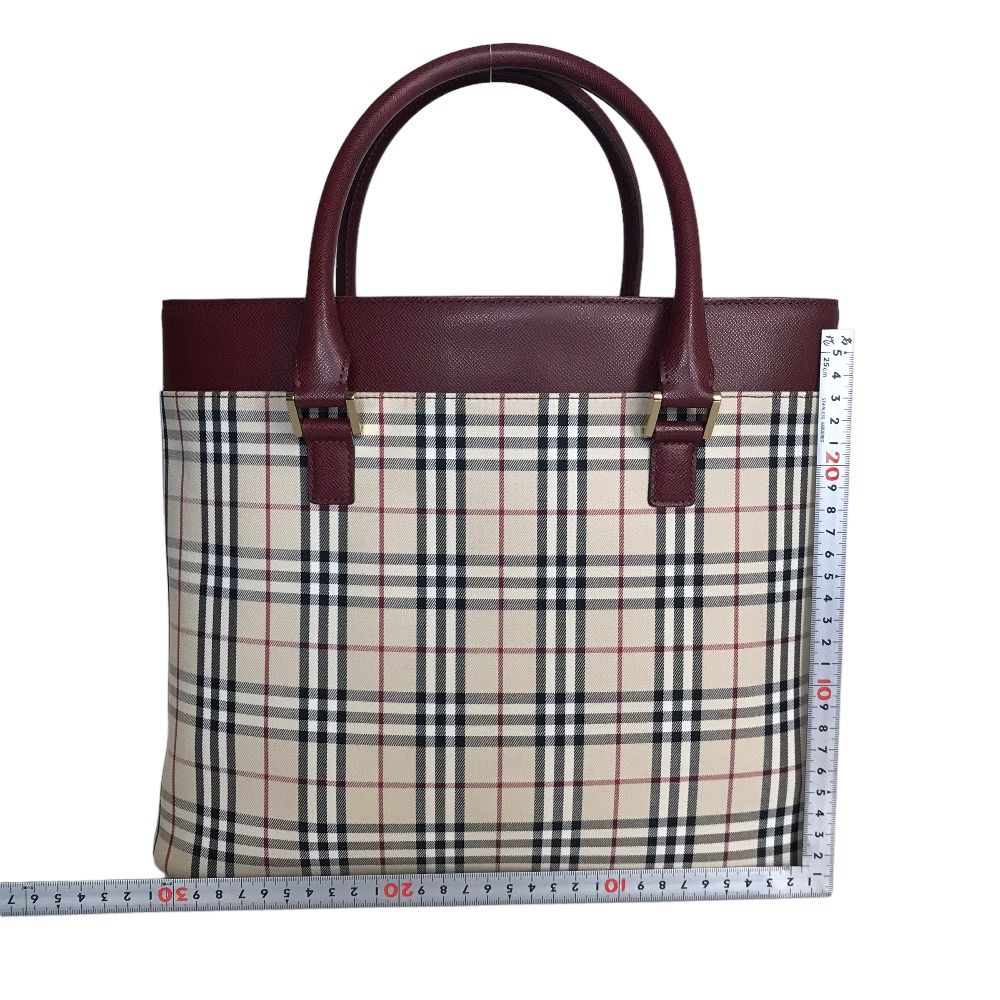 BURBERRY バーバリー ノバチェック ハンドバッグ トートバッグ