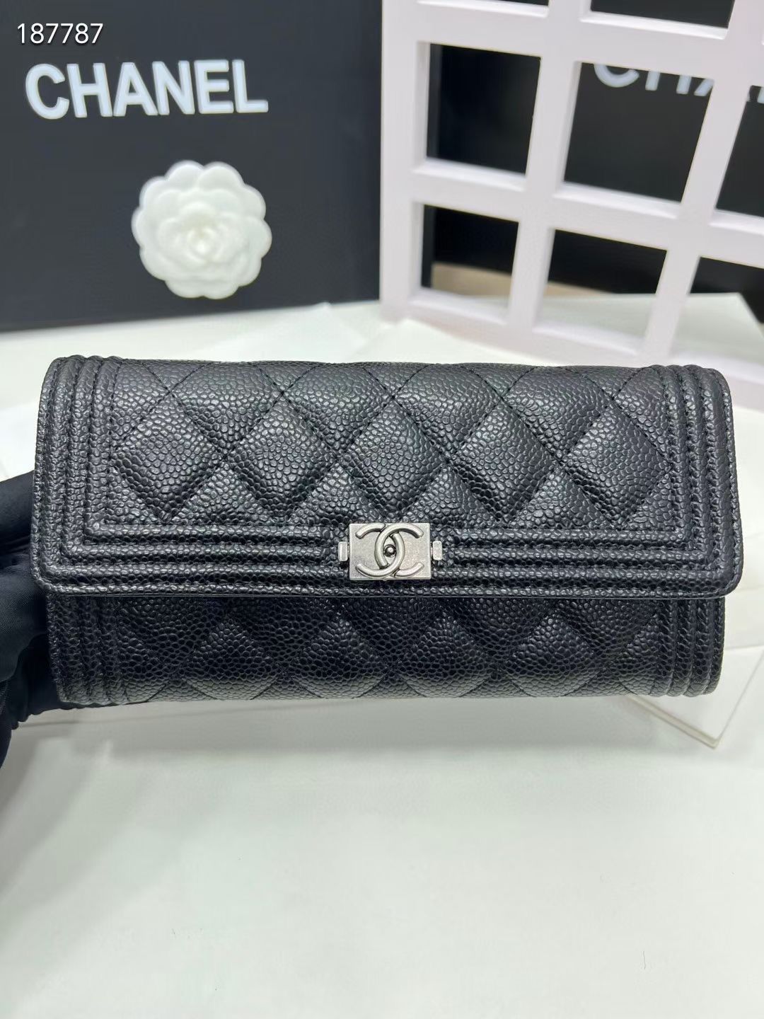 シャネル CHANEL ボーイシャネル 長財布