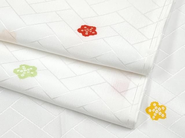 平和屋着物 洗える最 着物 英 はなぶさ謹製 長襦袢 舞花文 CYAA3359s5