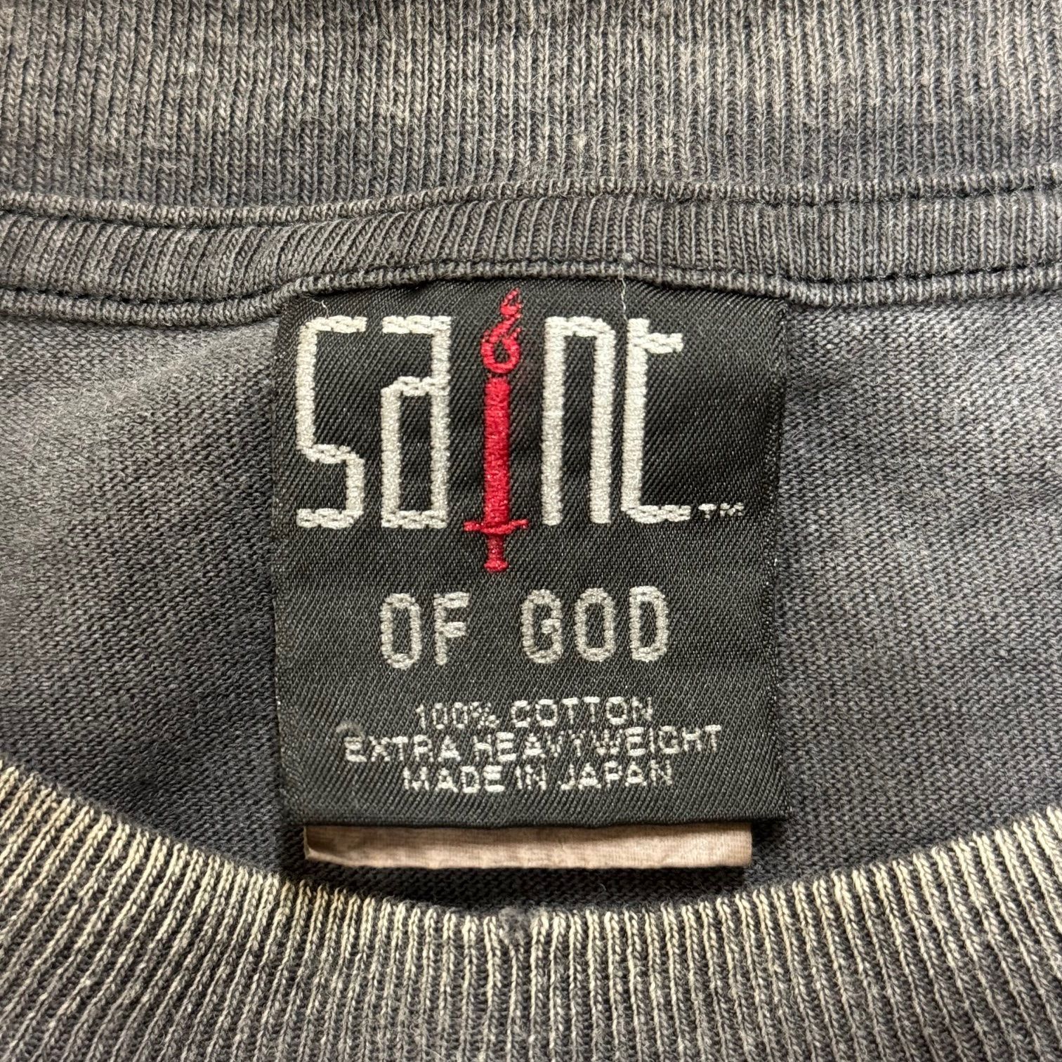参考上代55000円 SAINT MICHAEL × FEAR OF GOD 25SS SNT OF GOD TEE 