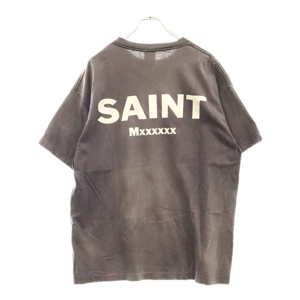 SAINT MICHAEL (セントマイケル) 24SS ×EVANGELION NEON GENESIS T-Shirt  SM-YS8-0000-C24 ×エヴァンゲリオン ネオン ジェネシス クルーネック半袖Tシャツカットソー ブラック - メルカリ