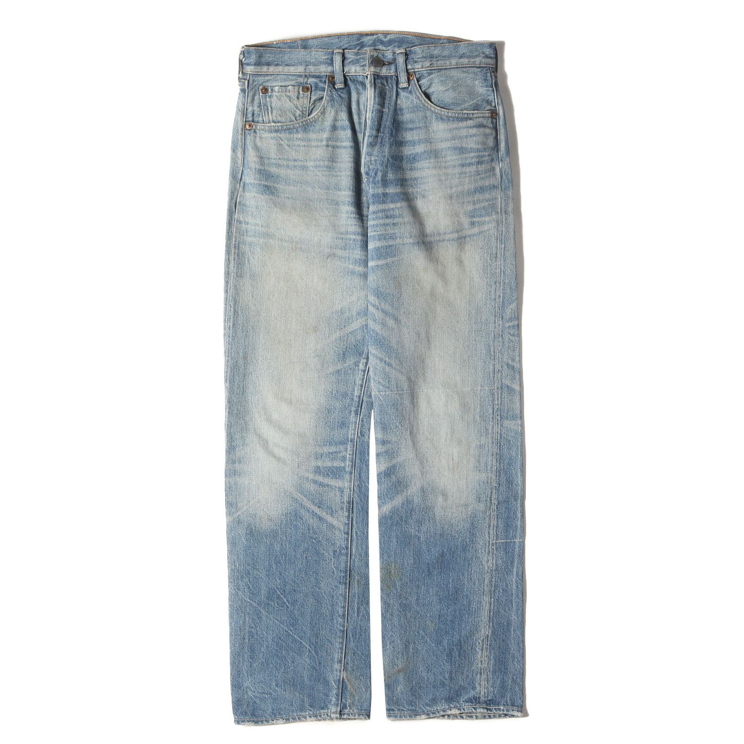 Levis / LVC リーバイス パンツ サイズ:31×33 / 00s 1967年復刻 501 BigE F TYPE ヴィンテージ加工 デニムパンツ (67501-0003 / 日本製) / インディゴ / 00年代 古着 / ボトムス ジーンズ ジーパン【メンズ】【中古】【K4438】 Levis / LVC リーバイス パンツ 31×33 / 00s 1967年復刻 501 BigE F