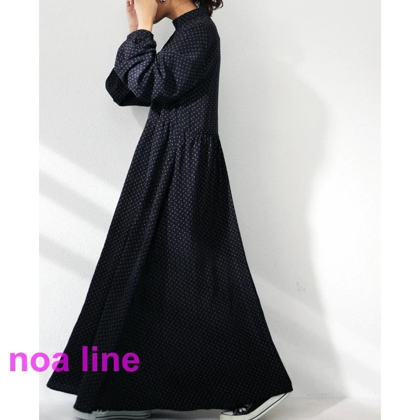 花柄ワンピース ロング丈