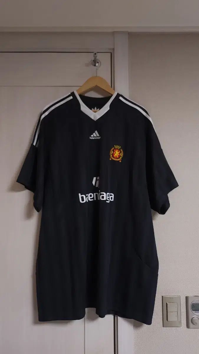 4 BALENCIAGA バレンシアガ adidas アディダス フットボール サッカー ジャージ 黒
