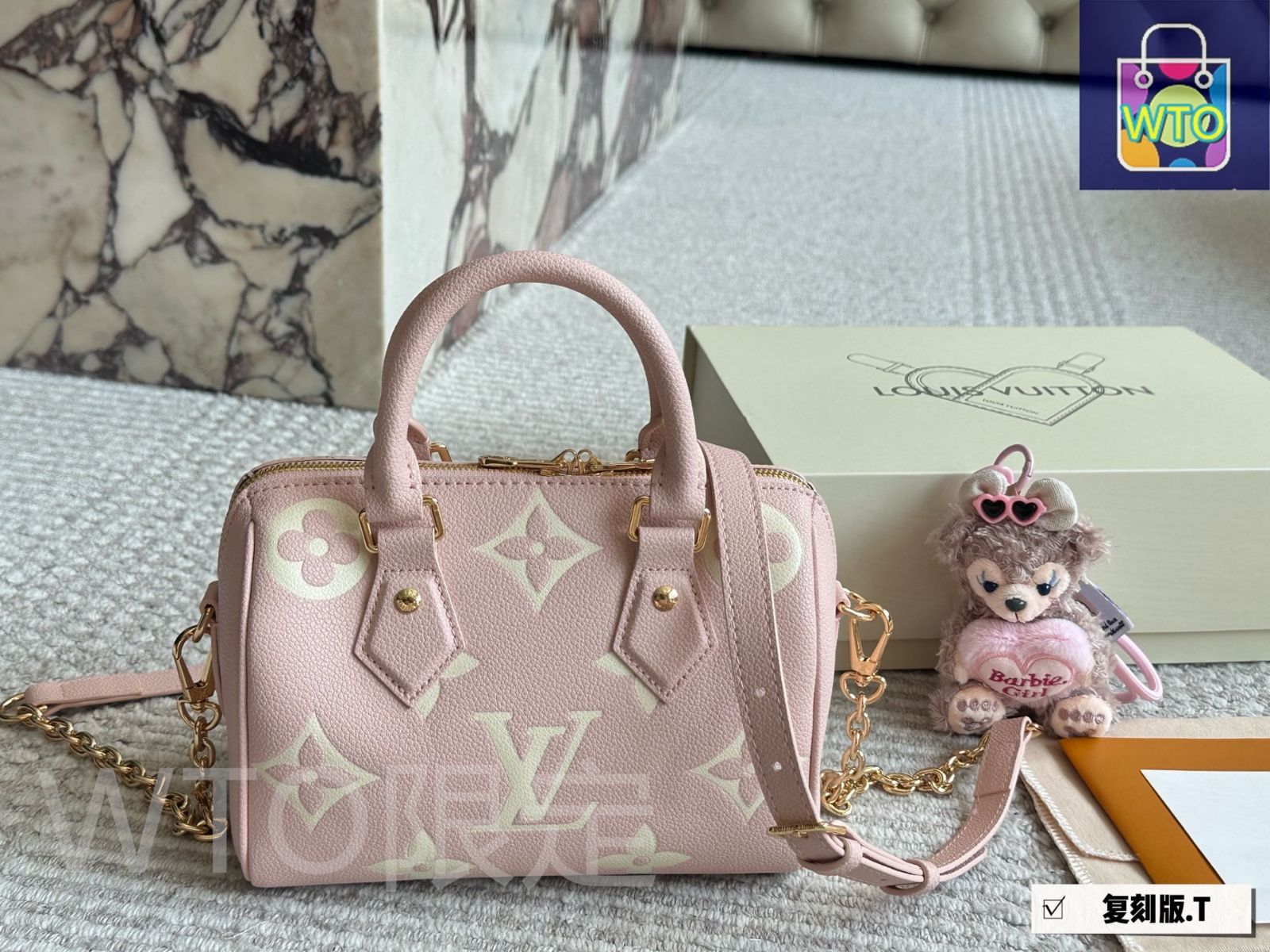 【綺麗なパープル♡】ルイヴィトン LV ハンドバッグ パープル（紫）系 Louis Vuitton(ルイヴィトン) ハンドバッグ