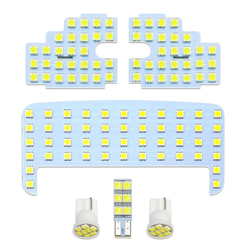 シエンタ170系 LED ルームランプ トヨタ SIENTA 170系 NHP17 NSP17 NCP17 専用設計 ホワイト 室内灯 爆光 カスタムパーツ ルームランプセット 取付簡単 全6点 (シエンタ170系 用) 1