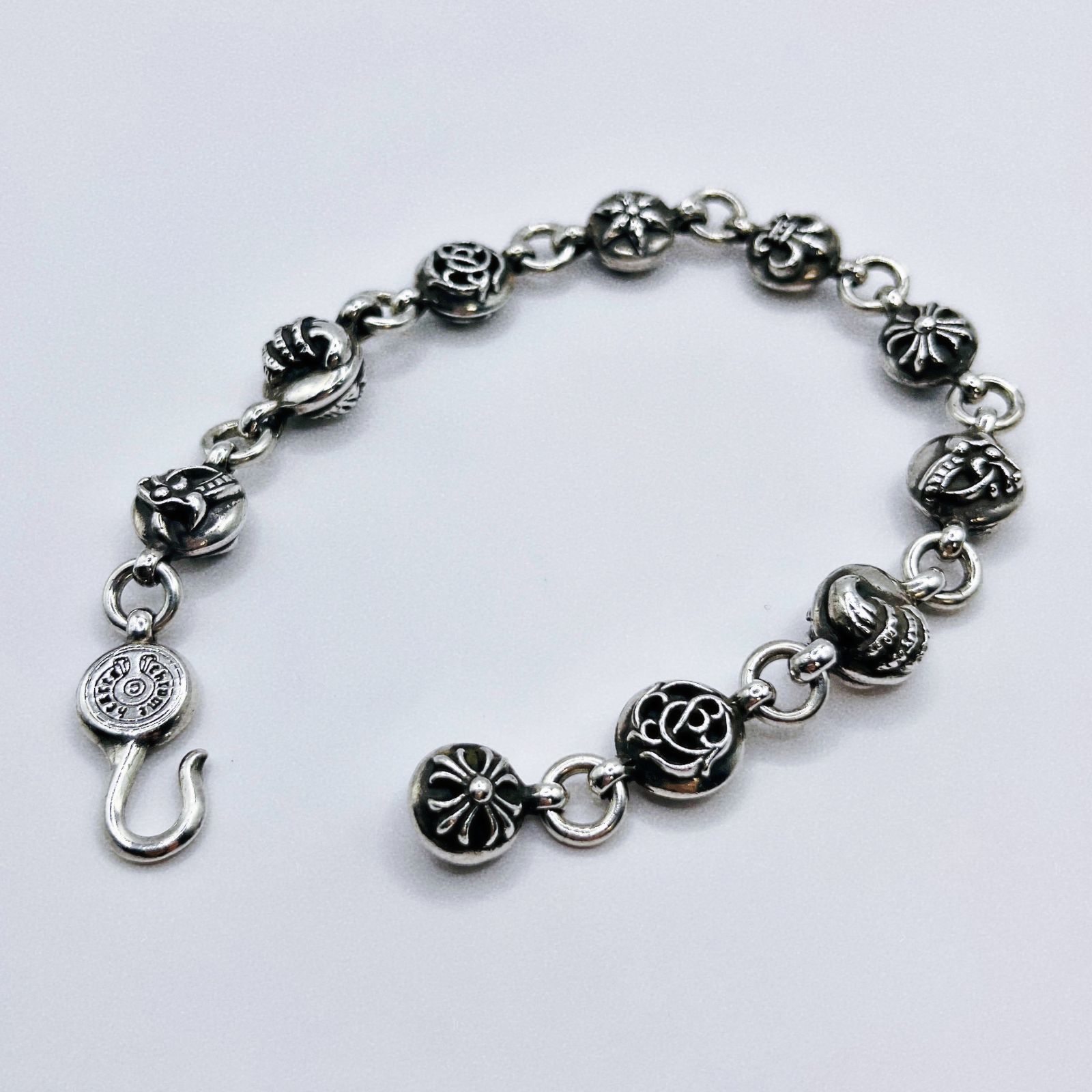 インヴォイス原本付】CHROME HEARTS NO.2 MULTI BALL BRACELET