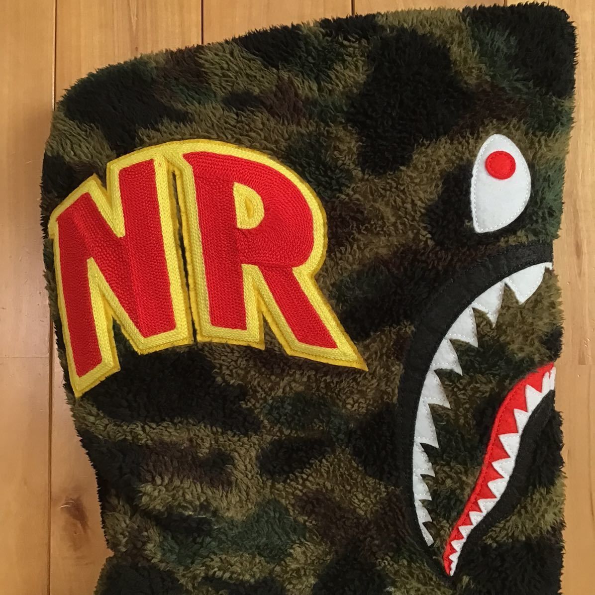 ボア シャークパーカー BAPE camo shark ベイプ ape エイプ - メルカリ