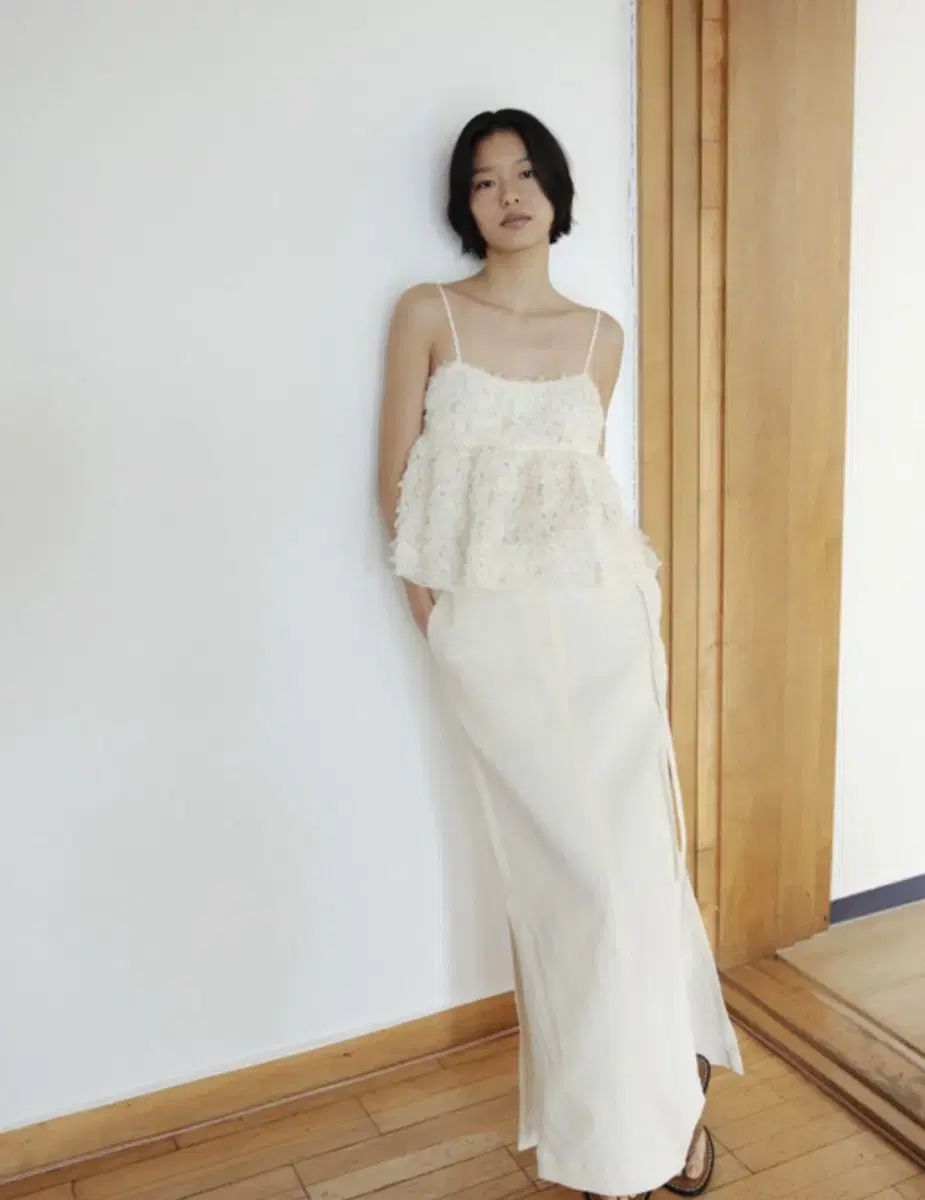 モノハ feather lace ビスチェ