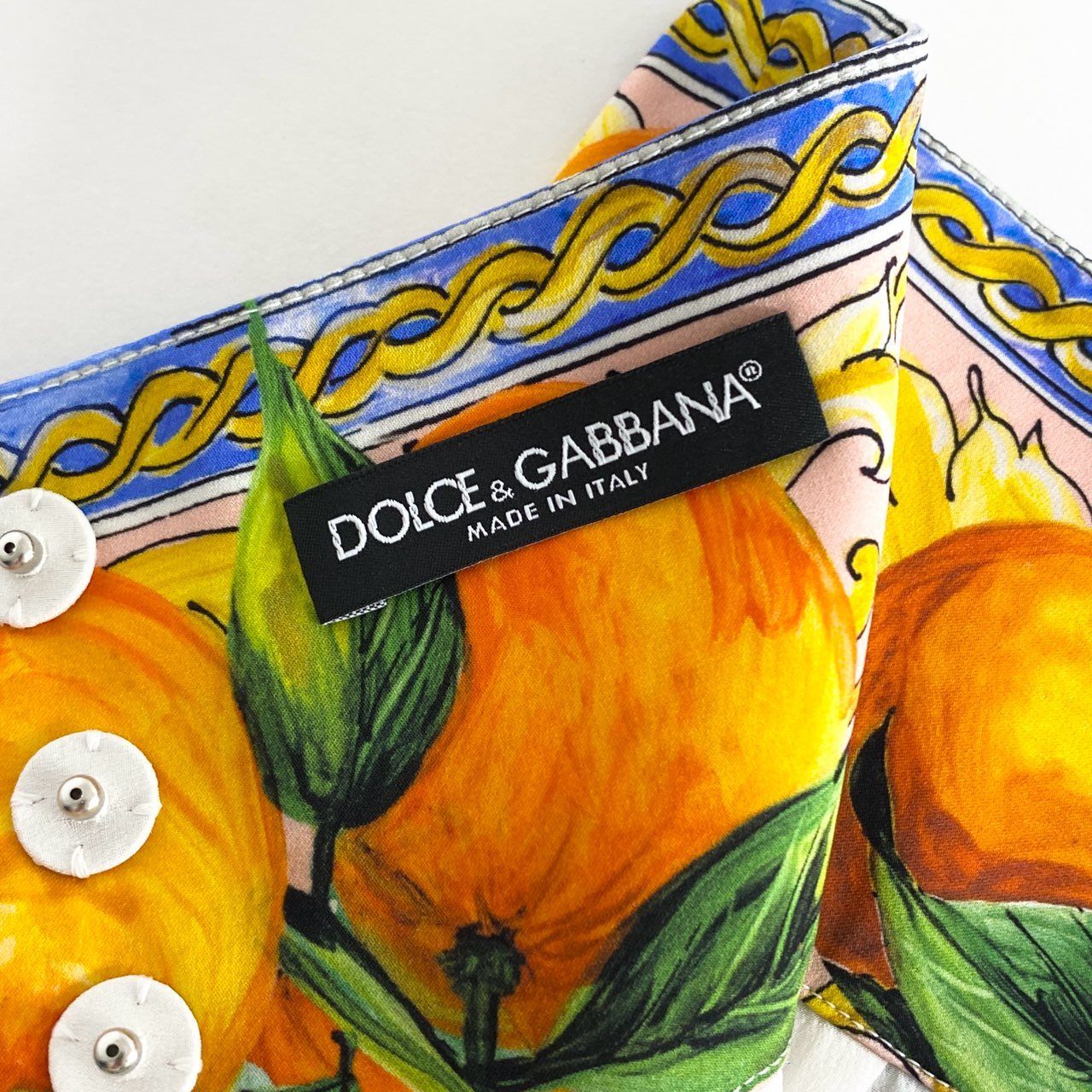 59g26 《未使用保管品》 タグ付 イタリア製 DOLCE&GABBANA ドルチェアンドガッバーナ マヨリカ 総柄プリント スカート ボトムス  F4V38T 36 マルチカラー シルク - メルカリ