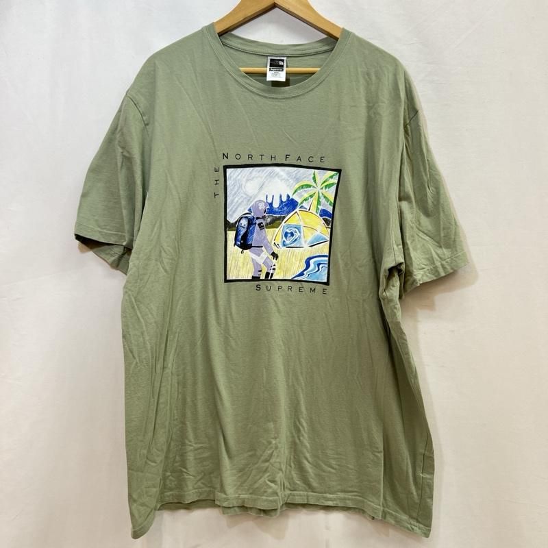 Supreme×THE NORTH FACE シュプリーム×ノースフェイス Tシャツ 半袖 22SS Sketch S／S TEE コラボ プリント Tシャツ NT02203I - メルカリ