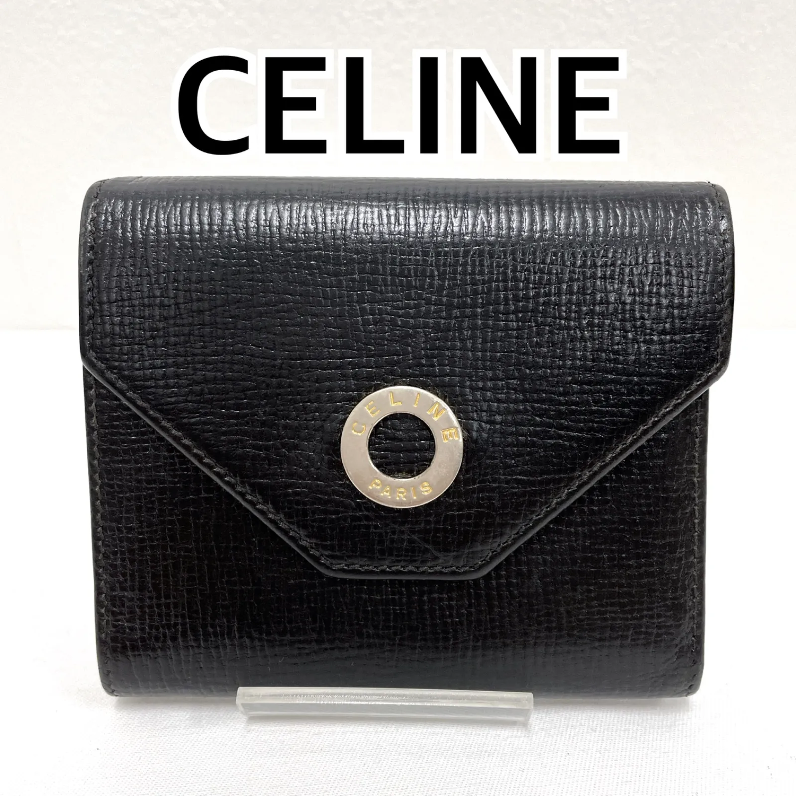 CÉLINE 財布 黒 レザー
