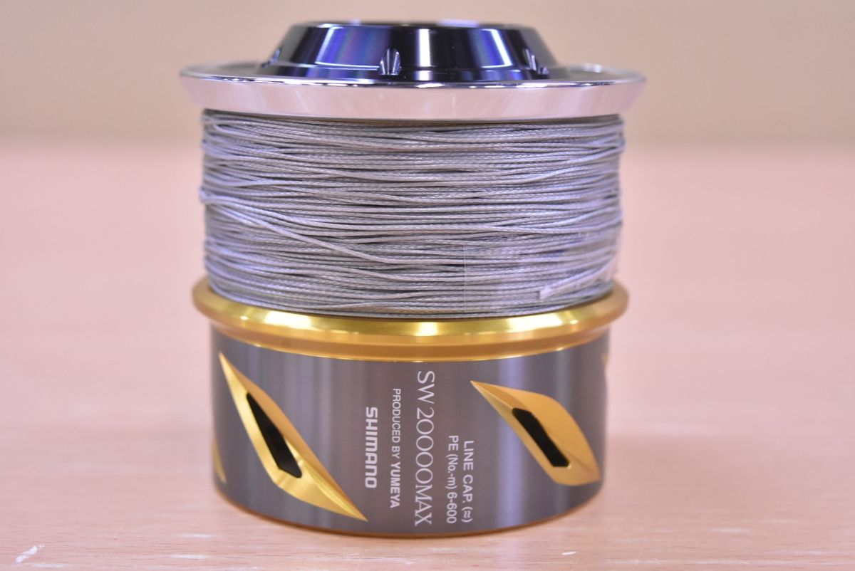 25 ダイワ ソルティガ25000スプール オッズポート12号300m