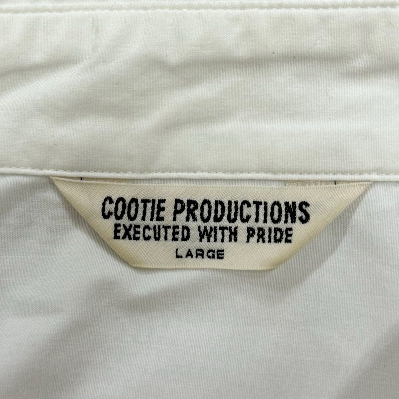 定価22000円 COOTIE PRODUCTIONS 23SS Comfortable Broad L/S Shirt ブロード シャツ クーティープロダクションズ  CTE-23S405 ホワイト L 62821A3 - メルカリ