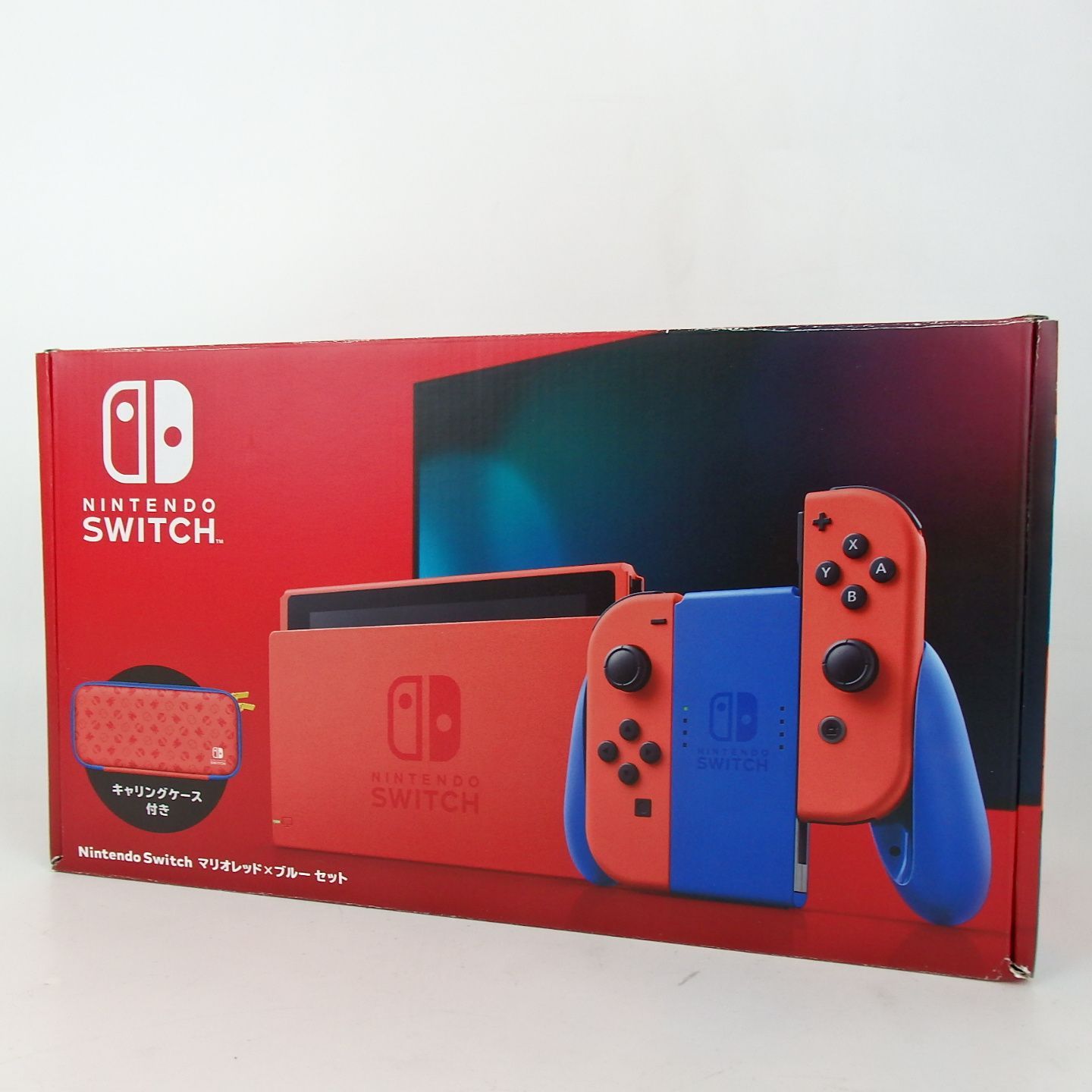 極美品 Nintendo Switch ニンテンドースイッチ マリオレッドブルー 