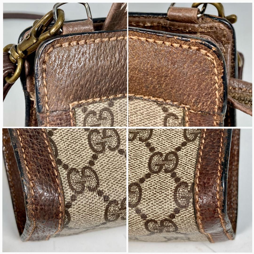 極美品GUCCI グッチ ビジネスバッグ GGスプリーム シェリーライン2way 極美品✨グッチ ショルダーバッグ GG スプリーム PVC シェリーライン