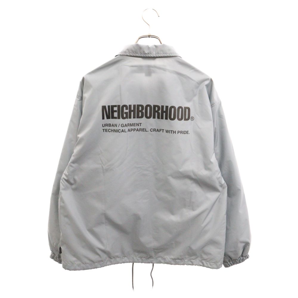 NEIGHBORHOOD (ネイバーフッド) 23SS WINDBREAKER JACKET ナイロンコーチジャケット グレー  231TSNH-JKM01 - メルカリ