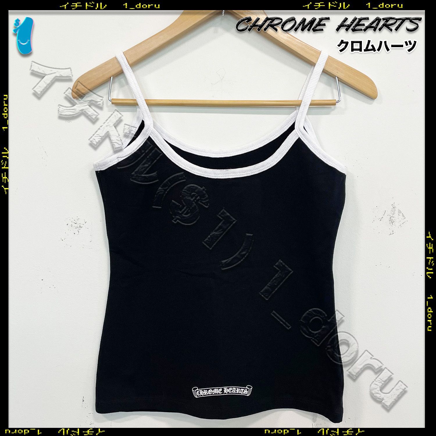 Chrome Hearts Womens Horseshoe Plus Tank Top Black M
