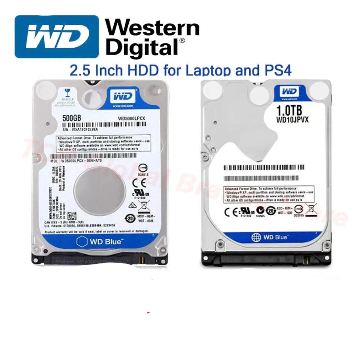 Western Digital 2.5 SATA 1TB 内蔵ハードドライブ ラップトップ
