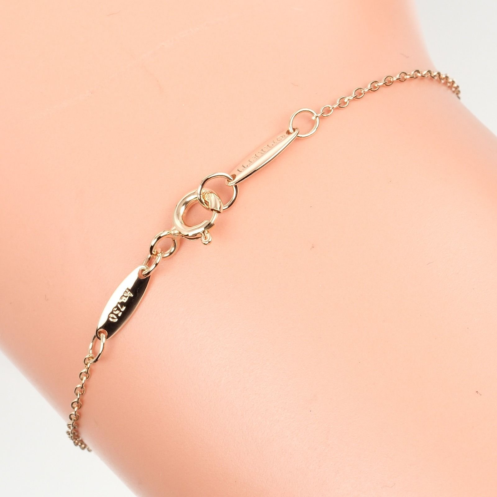 TIFFANY&Co.】ティファニー バイザヤード 腕周り19cm K18ピンク 