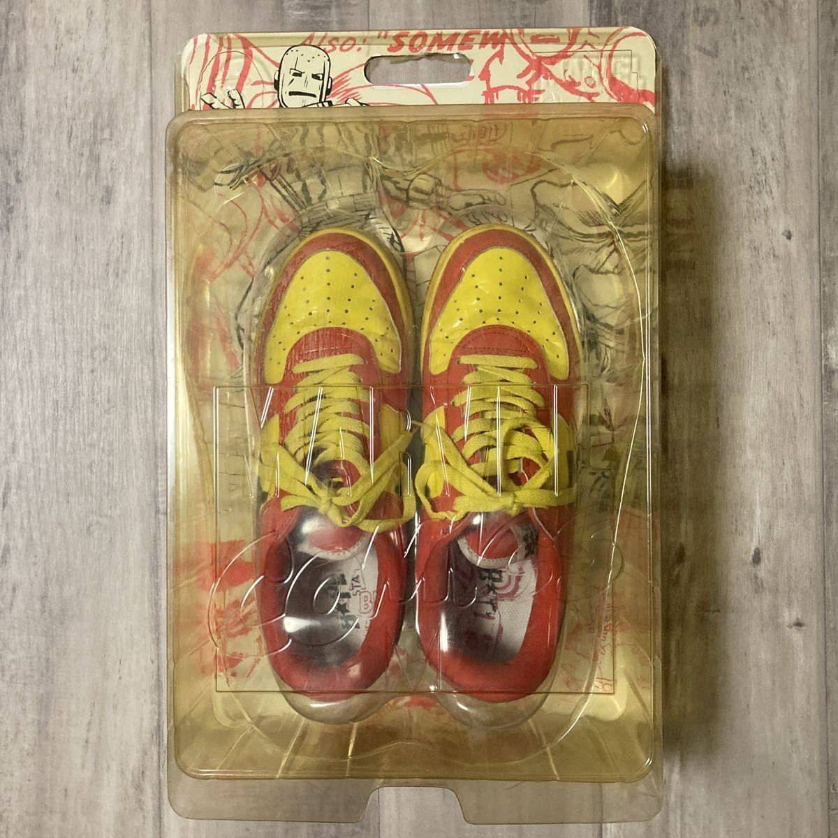MARVEL COMICS アイアンマン BAPESTA エナメル スニーカー 28.5cm a 