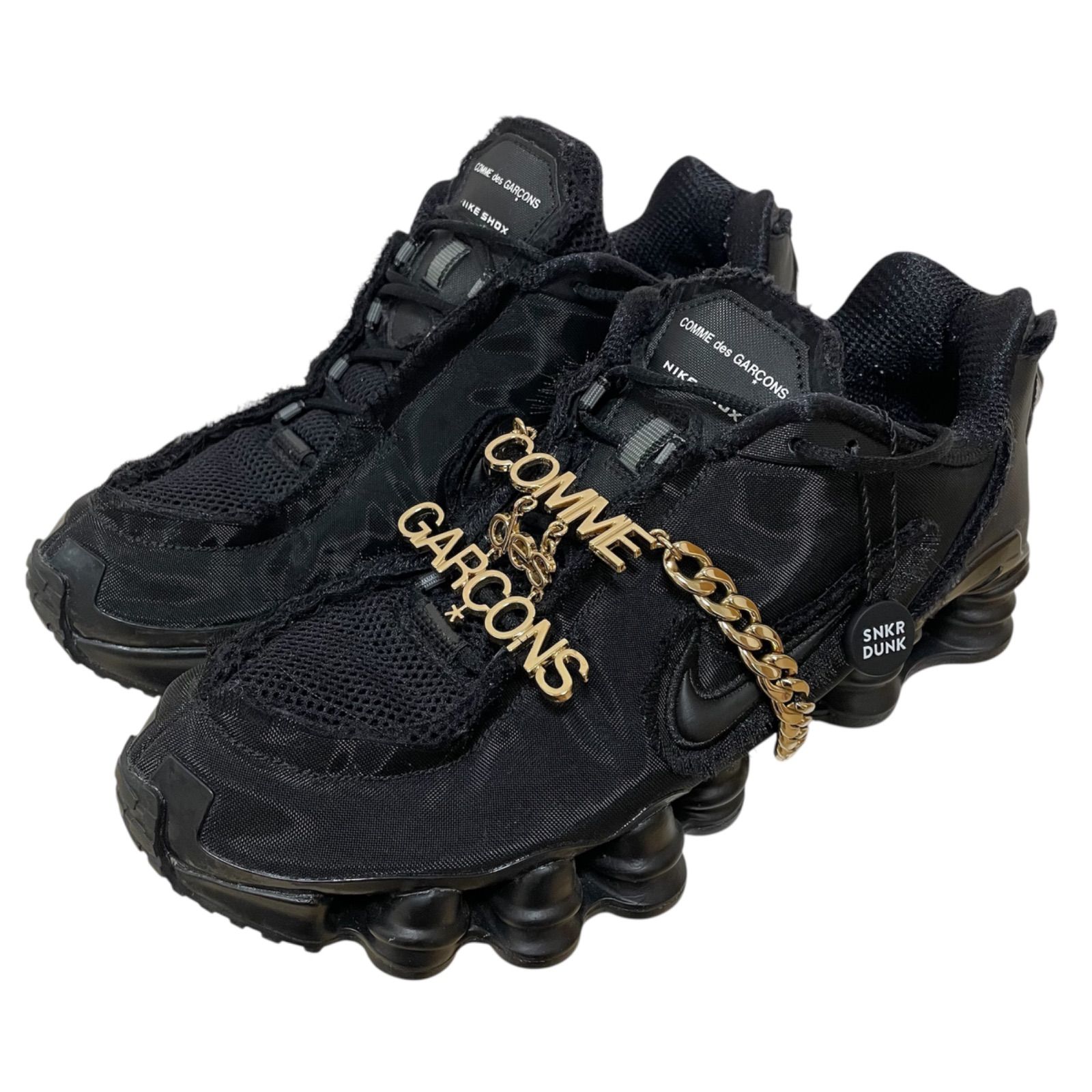 定価42 120円 Comme des Garcons NIKE Women s SHOX TL CJ0546-001 BLACK 27cm コムデギャルソン ナイキ ブラック 黒 27.0cm GARCONS CDG ギャルソン