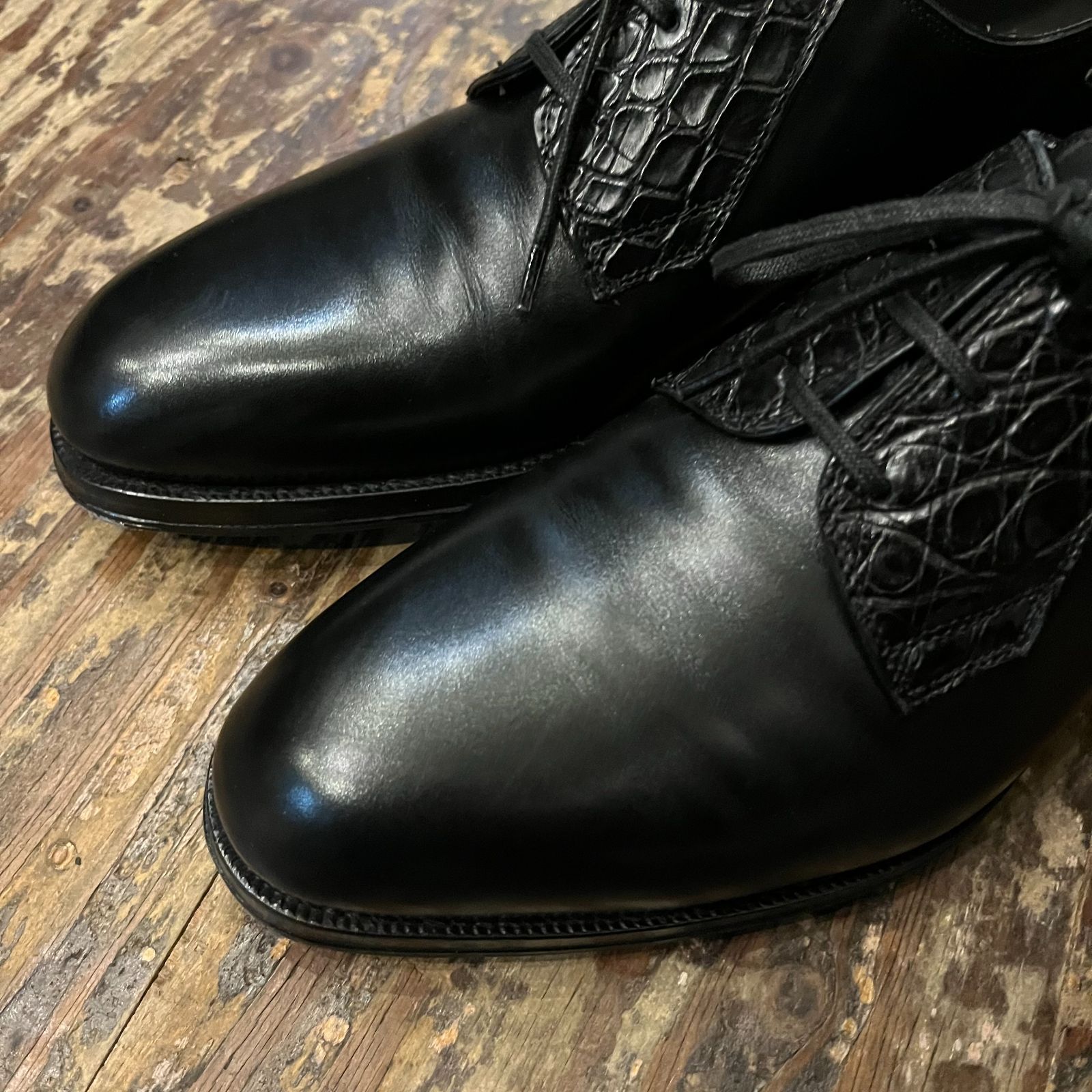 F.LLI Giacometti フラテッリ ジャコメッティ クロコ型押し 3
