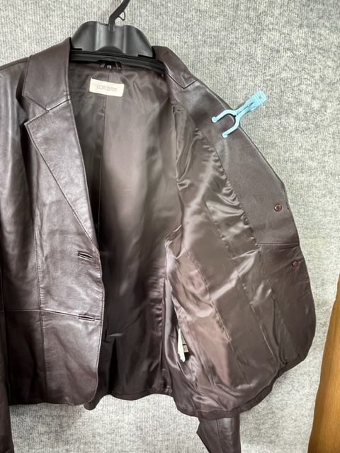 レザージャケット　シープスキン　ブラウン