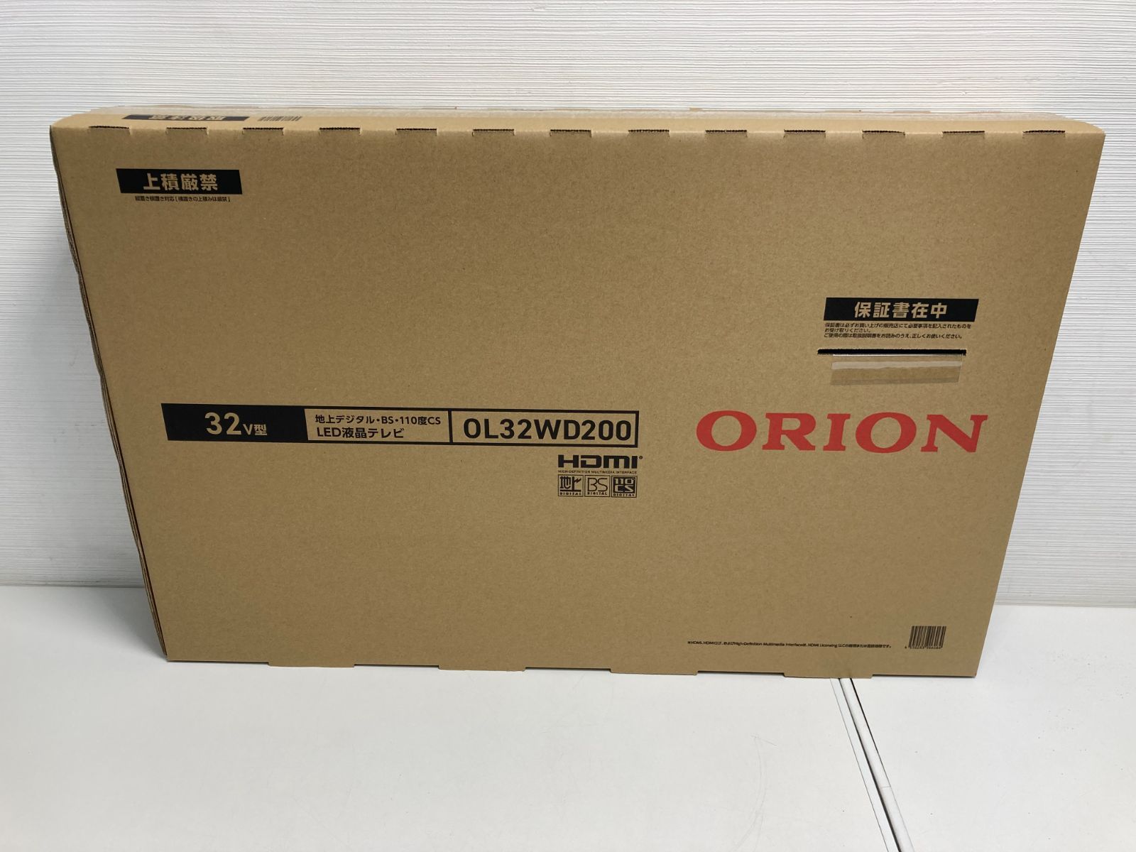 □未使用品□ORION オリオン 32型 32インチ 32V OL32WD200 地上