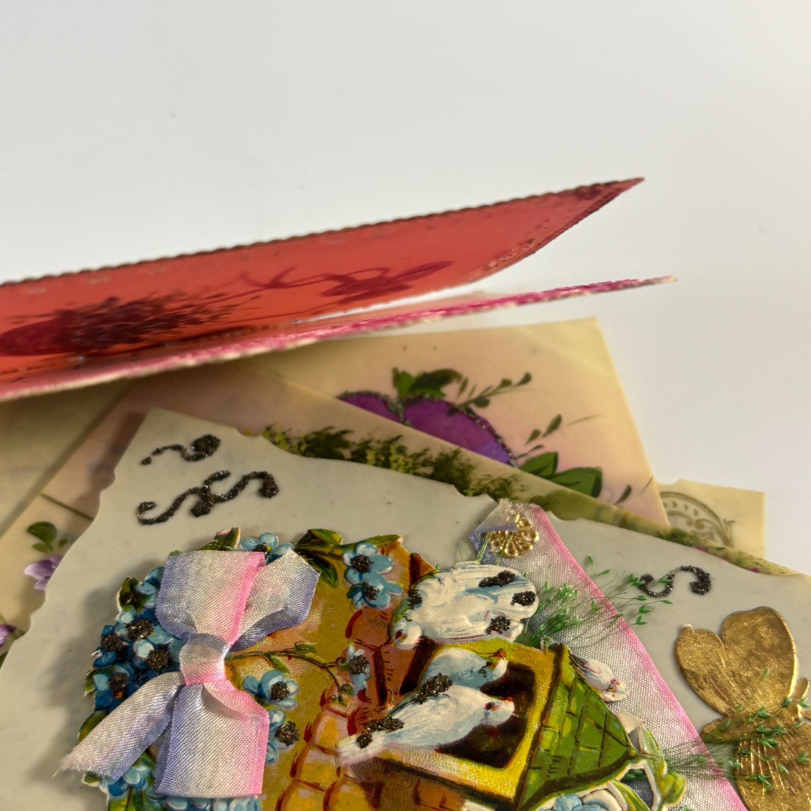 5枚セット フランス ポストカード フランス セルロイド 雑貨