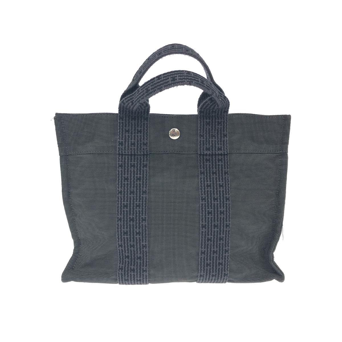 エルメスHERMES エールライン HERMES エルメス エールライン トートバッグPM グレー