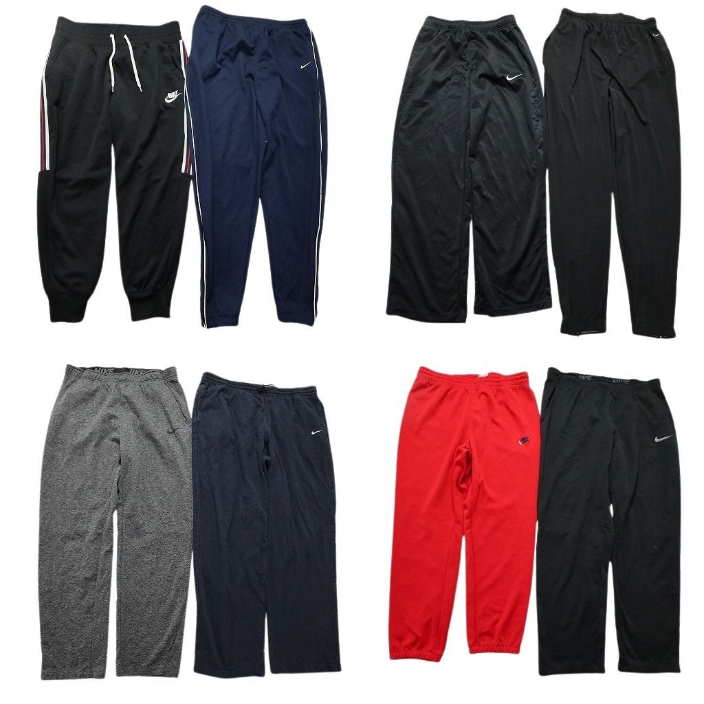 古着卸 まとめ売り ナイキ NIKE ジャージ パンツ 8枚セット メンズ XL |2XL トレーニングパンツ ライン スウォッシュ 古着 NC0854