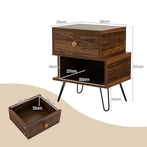 ナイトテーブル 2点セット