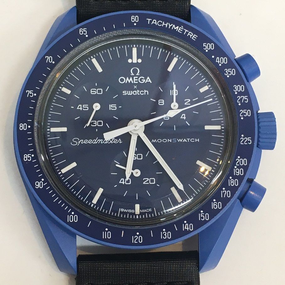 オメガ × スウォッチ OMEGA × Swatch ミッション トゥ ネプチューン MISSION TO NEPTUNE SO33N100  バイオセラミック【7376-004】 - メルカリ