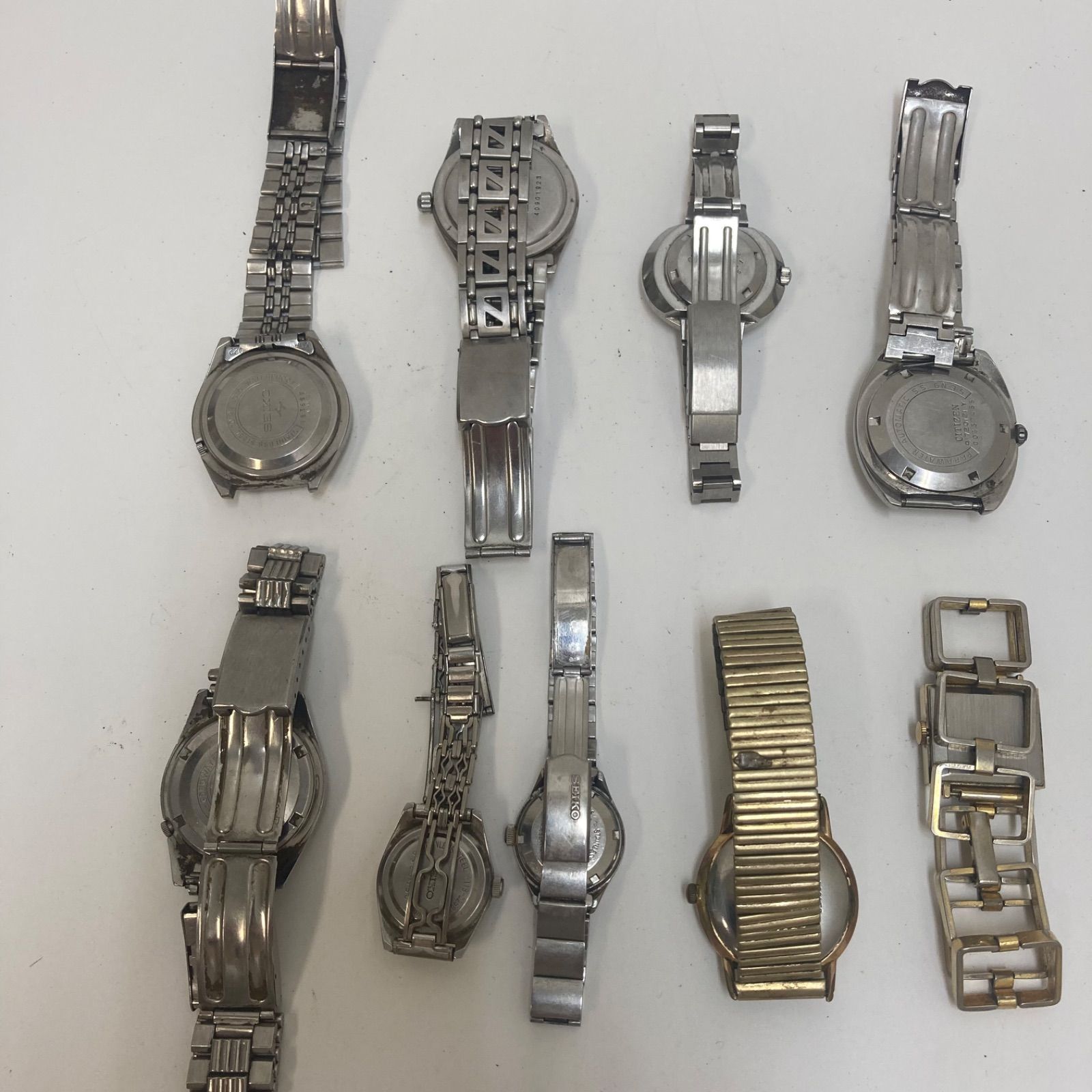 SEIKO.citizen腕時計まとめ売り5点 時計まとめ売り＊セイコー シチズン 自動巻き ジャンク 手巻き