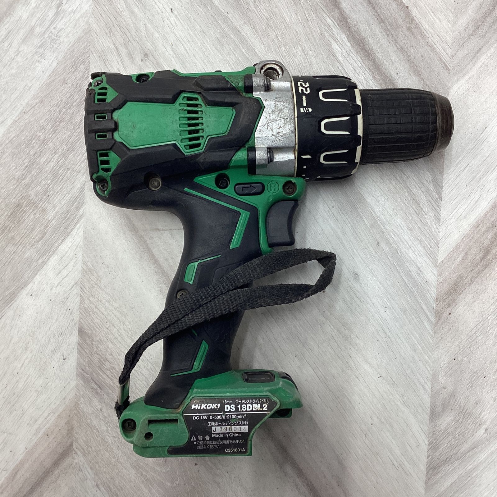 HiKOKI(旧日立工機) コードレスドライバドリルDS18DBL2 (NN HiKOKI(旧日立工機) コードレスドライバドリルDS18DBL2 (NN