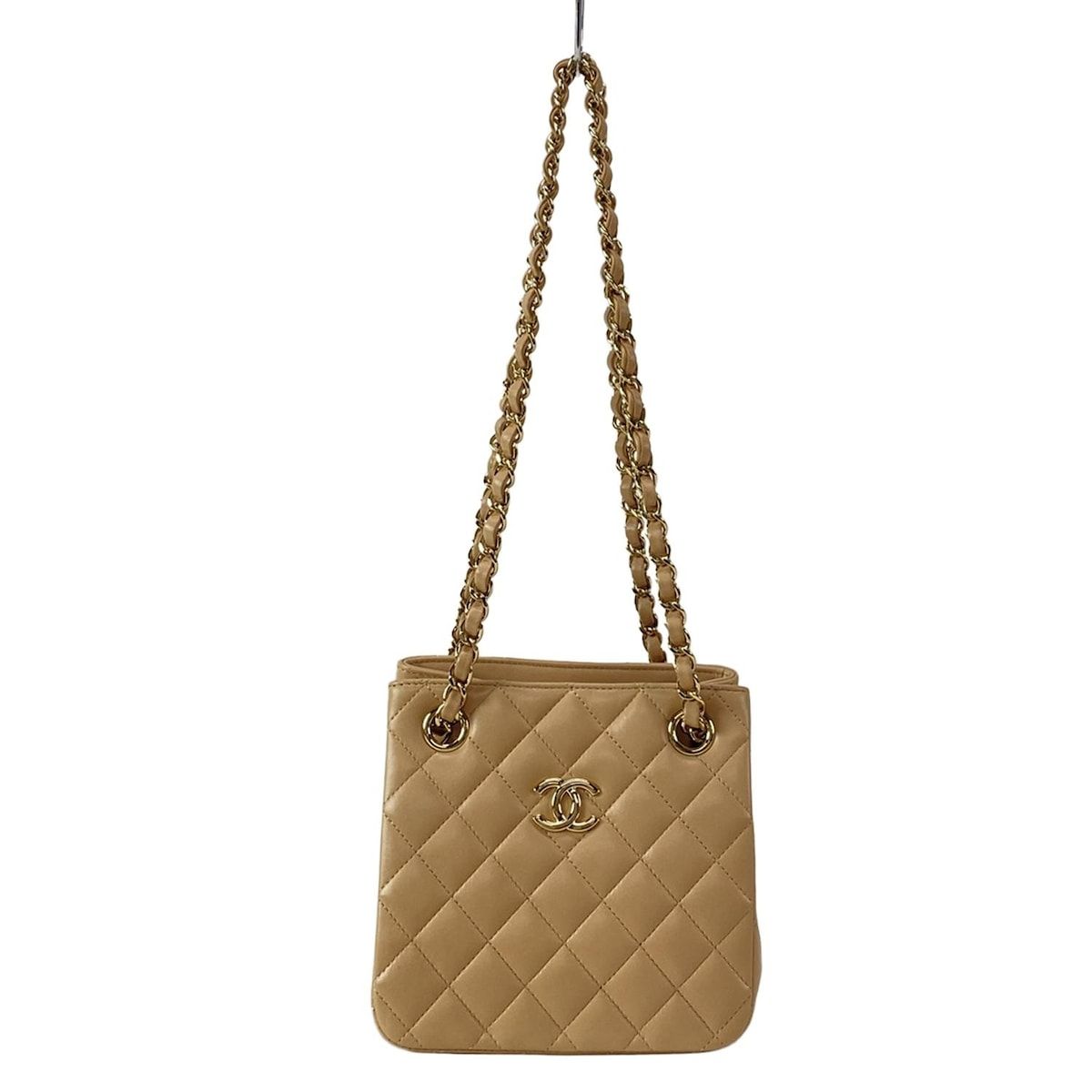 VINTAGE シャネル ミニバケットバッグ シルバー VINTAGE シャネル ミニバケットバッグ シルバー (CHANEL