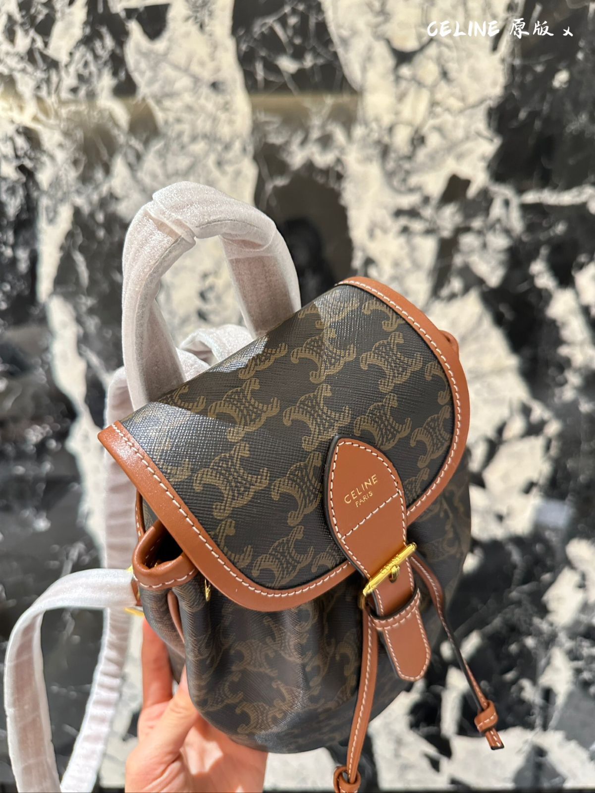 今日特価】Celine ヴィンテージモチーフ mini リュックサック