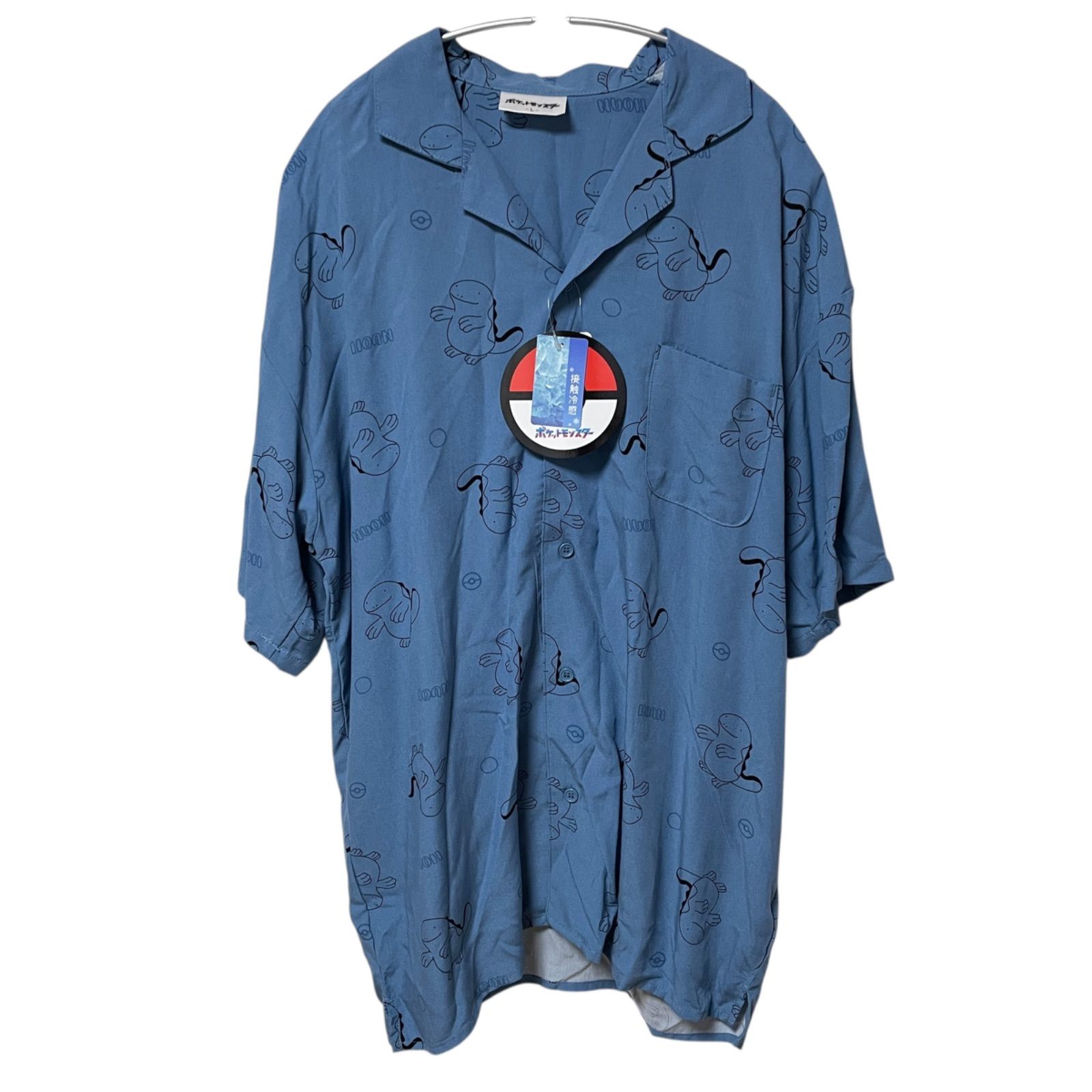 新品】ポケモン ヌオー 半袖 アロハシャツ 総柄 - メルカリ