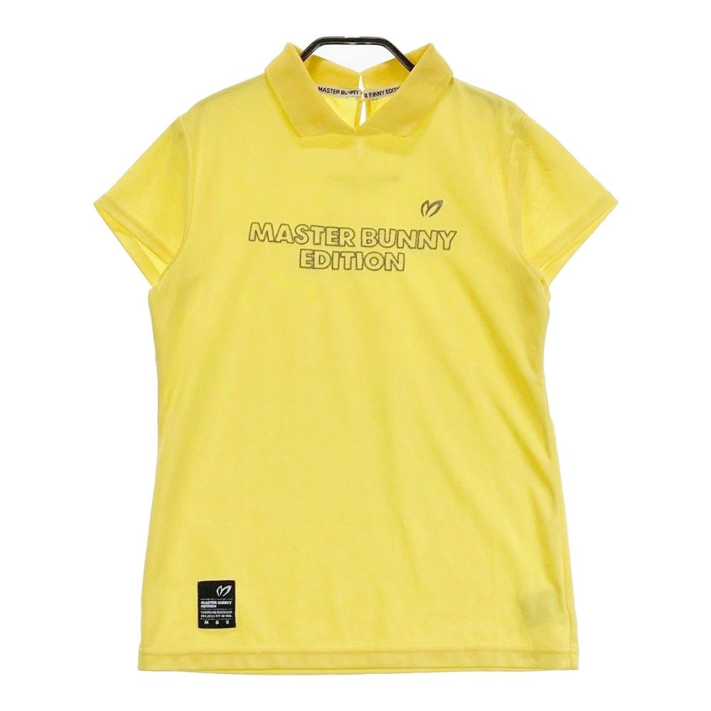 サイズ：0 MASTER BUNNY EDITION マスターバニーエディション  襟付き 半袖Tシャツ  ホワイト系 [240101438802] ゴルフウェア レディース ストスト サイズ：1 MASTER BUNNY EDITION マスターバニーエディション